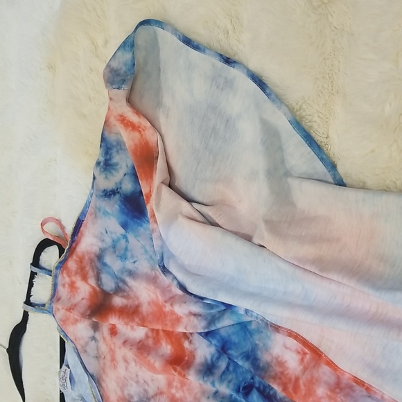 Lulla Collection by Bindya Tie Dye Top/Cover Up size L or XL - Picture 6 of 10